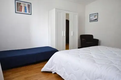Letto o letti in una camera di Ca' Carducci