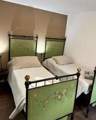 Letto o letti in una camera di Antica Treviso