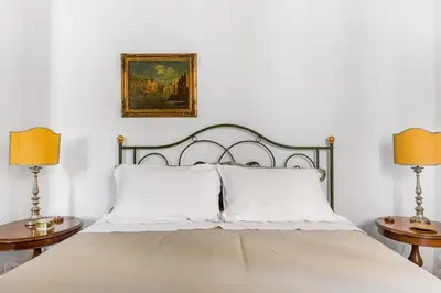 Letto o letti in una camera di Ca' Corte Bonazza