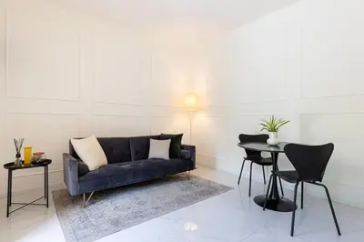 Area soggiorno di Boutique apt with private parking