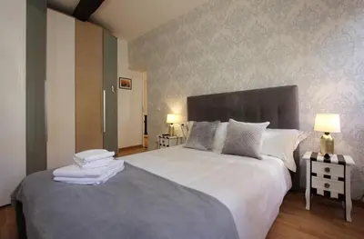 Letto o letti in una camera di Casa Costa Biennale