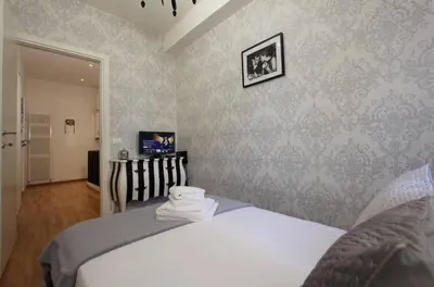 Letto o letti in una camera di Casa Costa Biennale