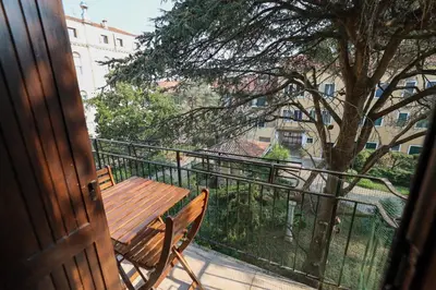 Balcone o terrazza di GRANDMA MARY Appartamento nel verde con Ascensore Balcone AC Internet Veloce GIUDECCA VENEZIA