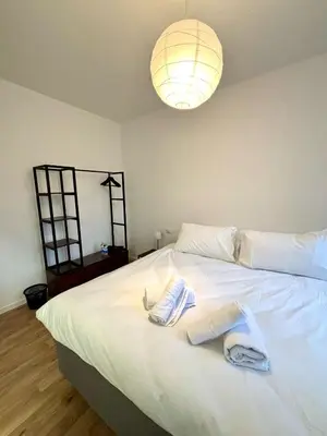 Letto o letti in una camera di Ca' Barbarigo Apartments