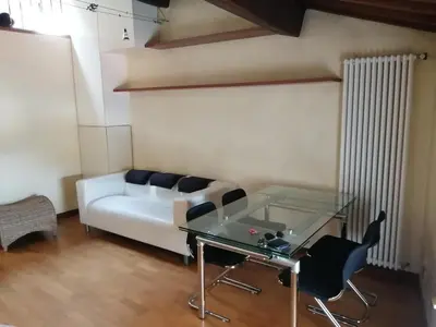 Letto o letti in una camera di Attic in the center of Vicenza