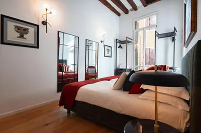 Letto o letti in una camera di Ca' Maddalena - Perla