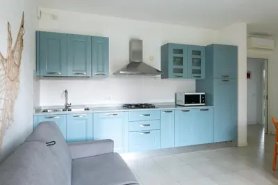 Cucina o angolo cottura di Residence Le Mediterranee