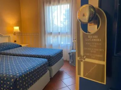 Letto o letti in una camera di Il Ghebo