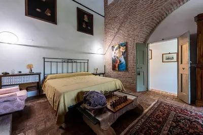 Letto o letti in una camera di Big Scuderia Country Mansion 5500SquareFeet