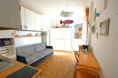 Cucina o angolo cottura di La Torre monolocale vista mare