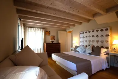 Letto o letti in una camera di Locanda La Candola