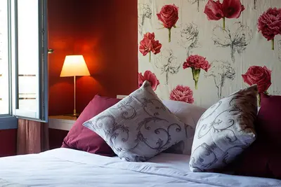 Letto o letti in una camera di Locanda La Candola