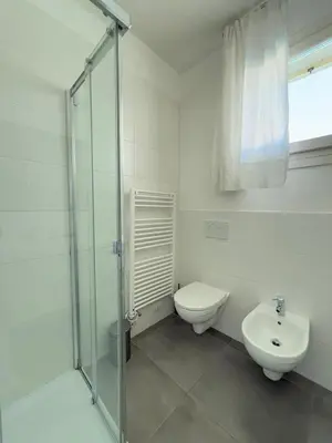 Bagno di RESIDENCE WAVE 1-Solo per famiglie- WALTERIGATO APARTMENTS