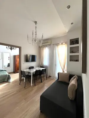 Letto o letti in una camera di Appartamento alla Specola