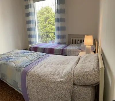 Letto o letti in una camera di Casa Verde a Venezia