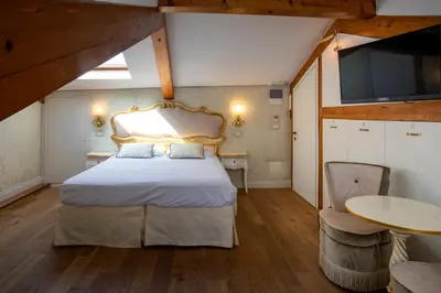 Letto o letti in una camera di B&B Patatina