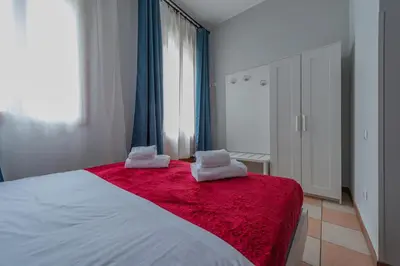 Letto o letti in una camera di Marconi Lodge