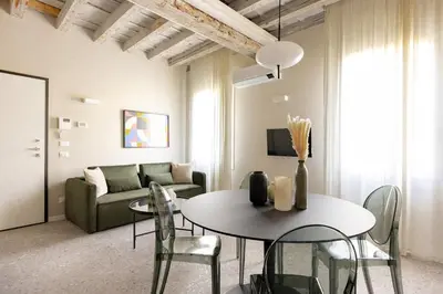 Area soggiorno di PALAZZO CIVIDALE Central Luxury Apartment A