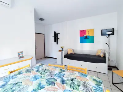 Letto o letti in una camera di Mini-Jet