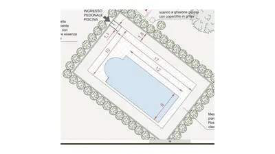 Planimetria di Villa Ines
