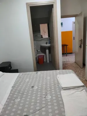 Letto o letti in una camera di Bella cina