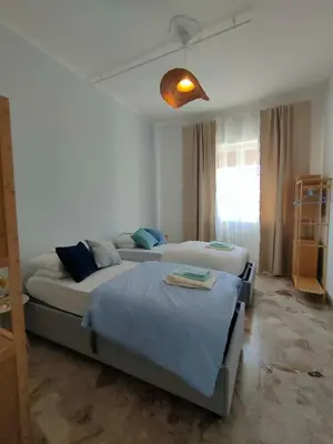 Letto o letti in una camera di Casa di Pam