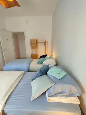 Letto o letti in una camera di Casa di Pam