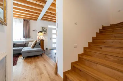 Area soggiorno di Stylish house near Venice With Parking