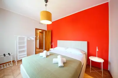 Letto o letti in una camera di Ca' Ponte degli Scalzi train station WI-FI