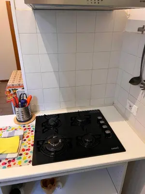 Cucina o angolo cottura di Venice, Arte and Cinema,10 min from Venice,Free Parking,WiFi, Via Nervesa 4