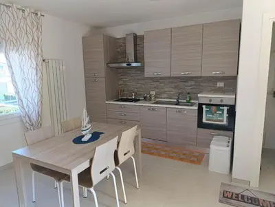 Cucina o angolo cottura di Alloggio La Goccia