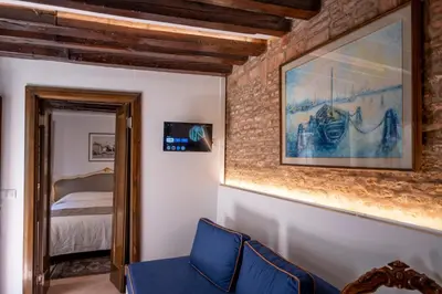 Letto o letti in una camera di Bragozzo ai Miracoli