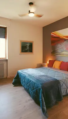 Letto o letti in una camera di Skyview Retreat