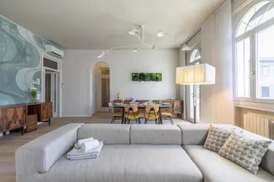 Area soggiorno di Liberty Lux House - Padova