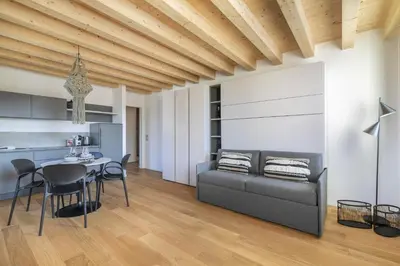 Area soggiorno di Molino 2 by WelcHome