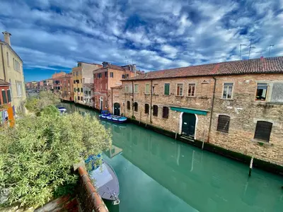 Vista sul fiume nelle vicinanze dell'appartamento