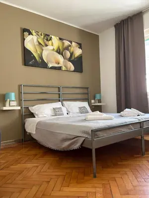 Letto o letti in una camera di Elegante Apartmento nel centro storico di Treviso