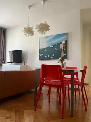 TV o dispositivi per l'intrattenimento presso Elegante Apartmento nel centro storico di Treviso