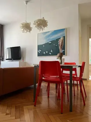 TV o dispositivi per l'intrattenimento presso Elegante Apartmento nel centro storico di Treviso