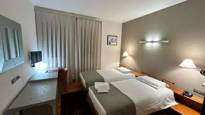Letto o letti in una camera di Hotel Centrale Resana Eli caffe