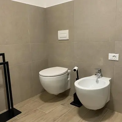 Bagno di [Luxury_Apartment_Baia_Blanca] Pool & Free Parking