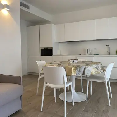 Cucina o angolo cottura di [Luxury_Apartment_Baia_Blanca] Pool & Free Parking