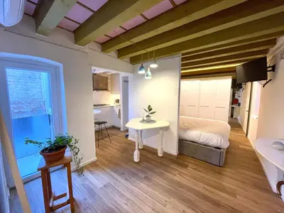 Letto o letti in una camera di La Bianca di Venezia