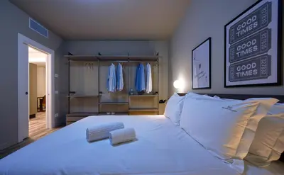 Letto o letti in una camera di The School Venice, boutique Loft