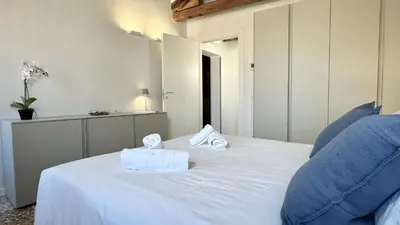 Letto o letti in una camera di Residence Salieri
