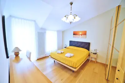 Letto o letti in una camera di Casa Dalmazia