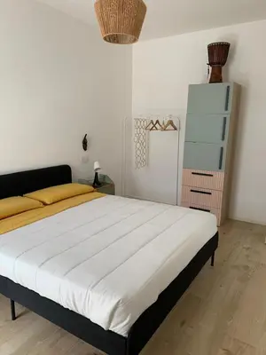Letto o letti in una camera di Maison Thiago