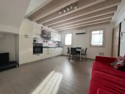 Cucina o angolo cottura di Appartamento con vista laguna