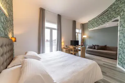 Letto o letti in una camera di Hotel Mioni Royal San