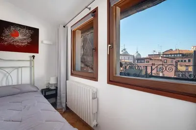 Letto o letti in una camera di Residenza Tiziana Venezia